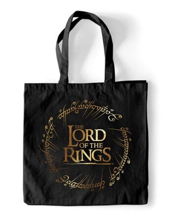 MER BOLSO: SEÑOR DE LOS ANILLOS GOLD FOIL