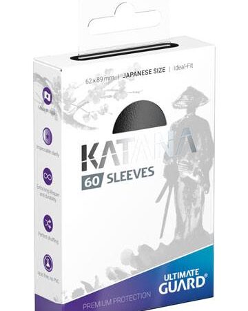 ACC FUNDAS: ULTIMATE GUARD KATANA TAMAÑO JAPONES NEGRO (60)