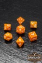 ACC SET DADOS: RAWBLADE MARBLE SET DADOS DARK LIGHT ORANGE (7)