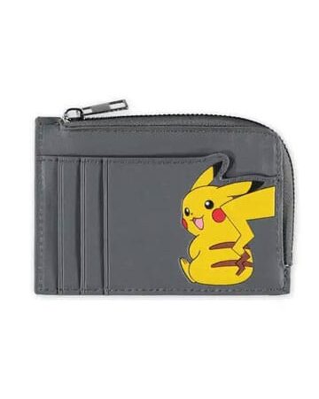MER CARTERA: POKEMON TARJETERO PIKACHU GRAY