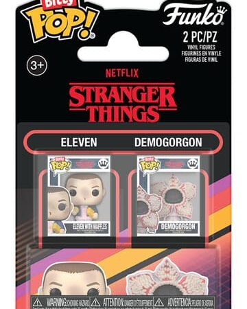 MER FUNKO POP!: STRANGER THINGS PACK BITTY POP ELEVEN Y DEMOGORGON 2.5CM