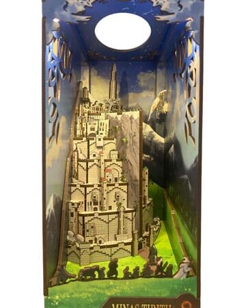 MER PUZZLE: SEÑOR DE LOS ANILLOS MAQUETA BOOK NOOK TINY MINAS TIRITH 23CM