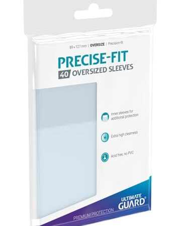 ACC FUNDAS: ULTIMATE GUARD PRECISE-FIT TAMAÑO OVERSIZED TRANSPARENTE (40)