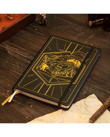 ACC CUADERNO: DUNGEON & DRAGONS RPC JOURNAL 5E BLACK