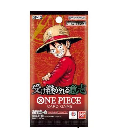 JCC ONE PIECE OP13 CARRYING ON HIS WILL: BOOSTER PACK- JAPONES