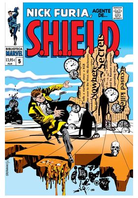 COM BIBLIOTECA MARVEL 98. NICK FURIA, AGENTE DE S.H.I.E.L.D. 5. 1968