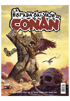 COM LA ESPADA SALVAJE DE CONAN 08 (RUSTICA)