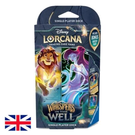 JCC DISNEY LORCANA WHISPERS IN THE WELL: STARTER DECK MUFASA - INGLES