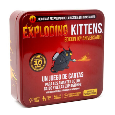 JGM EXPLODING KITTENS EDICION 10º ANIVERSARIO