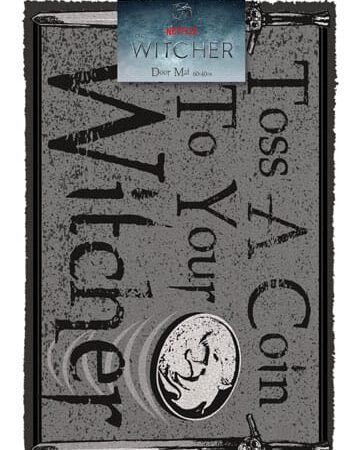 MER FELPUDO: THE WITCHER TOSS A COIN 40 x 60CM
