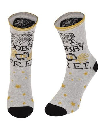 MER CALCETINES: HARRY POTTER DOBBY IS FREE L-XL