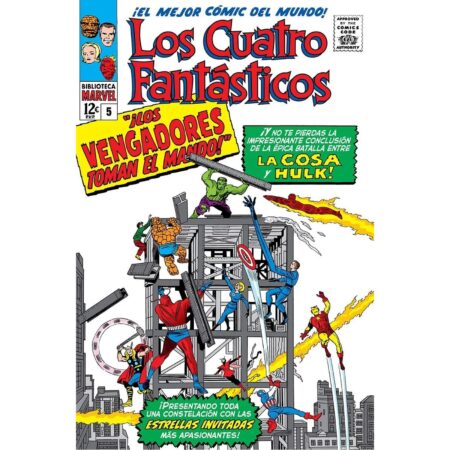 COM BIBLIOTECA MARVEL 14. LOS 4 FANTASTICOS 05