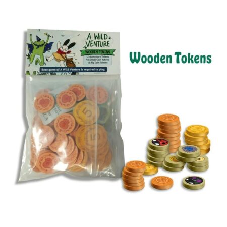 JGM UNA AVENTURA SALVAJE: WOODEN TOKENS