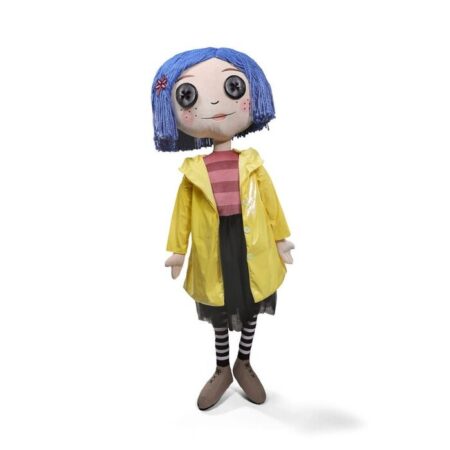 MER PELUCHE: CORALINE - 5FT LIFE SIZE PLUSH - CORALINE WITH PELUCHE TAMAÑO REAL CON SOPORTE KIDROBOT