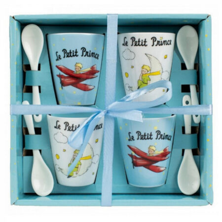 MER TAZA: EL PRINCIPITO SET TAZAS + CUCHARAS - MODELO 2