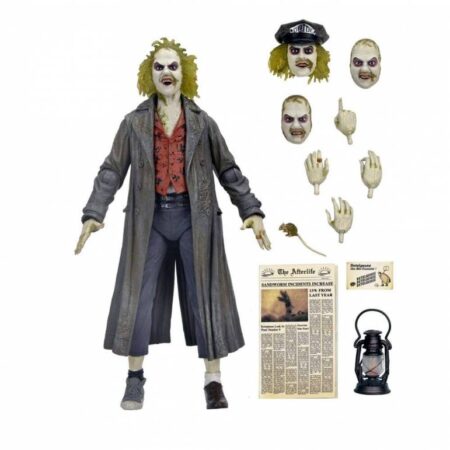 MER FIGURA: BEETLEJUICE 1988 ULTIMATE BEETLEJUICE: TOUR GUIDE THE BIO-EEXORCIST 18CM