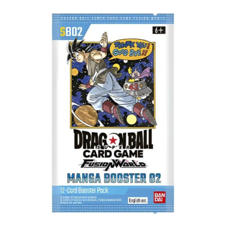 JCC DRAGON BALL CARD GAME SB02 FUSION WORLD: MANGA BOOSTER PACK - INGLES