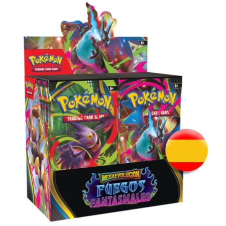 JCC POKEMON MEGA EVOLUCION: FUEGOS FANTASMALES CAJA DE SOBRE