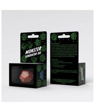 ACC DADO MONSTER GENERATOR ROJO Y BEIGE