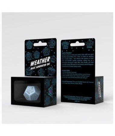 ACC DADO WEATHER GENERATOR AZUL Y NEGRO
