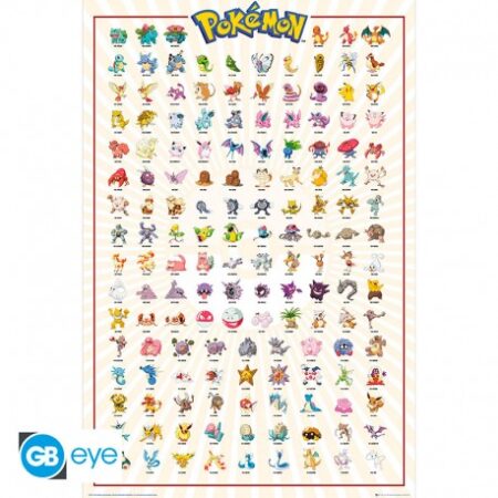 MER POSTER: POKEMON 91.5X61 FSC MIX