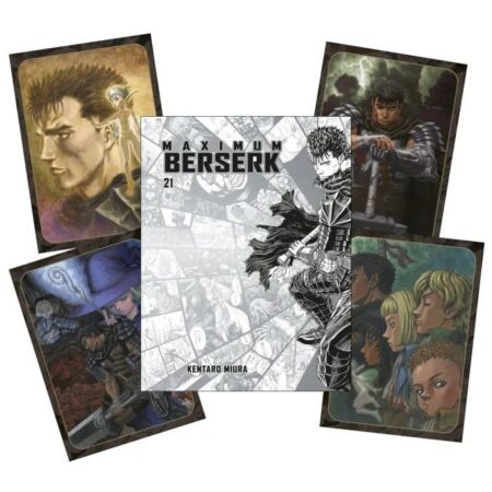 COM BERSERK MAXIMUM 21 (PORTADA ALTERNATIVA + 4 POSTALES)