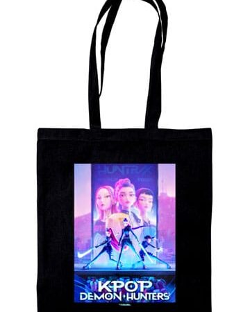 MER TOTE BAG: K-POP "LAS GUERRERAS "SAJA BOYS NEGRO