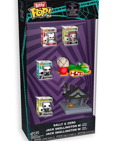 MER FUNKO POP!: BITTY POP PESADILLA ANTES DE NAVIDAD - STARTER SET