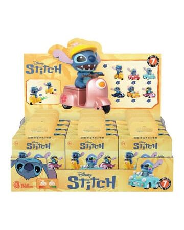 MER FIGURA: STITCH MINIFICURAS ZOOM HERO (VEHICULO DE CUERDA) BLIND BOX