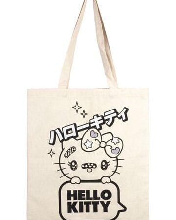 MER TOTE BAG: HELLO KITTY NARUTO STAR