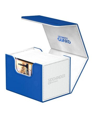 ACC DECK BOX: ULTIMATE GUARD SIDEWINDER 100 XENOSKIN SYNERGY AZUL Y BLANCO
