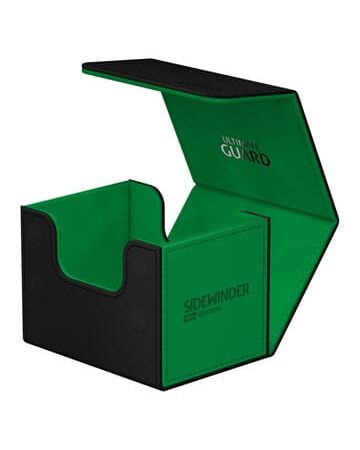 ACC DECK BOX: ULTIMATE GUARD SIDEWINDER 100 XENOSKIN SYNERGY NEGRO Y VERDE