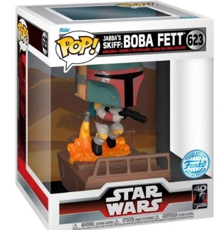 MER FUNKO POP!: STAR WARS JABBAS SKIFF - BOBA FETT DELUXE 623