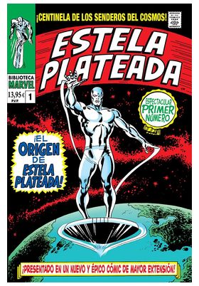 COM BIBLIOTECA MARVEL 108. ESTELA PLATEADA 01