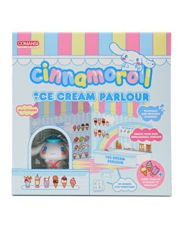 MER PEGATINAS: HELLO KITTY MINIFIGURA CASA DE PEGATINAS CINNAMOROLL ICE CREAM PARLOUR